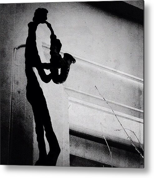 Navema Metal Print featuring the photograph Saxophone by Natasha Marco