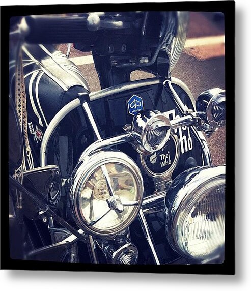 Scooter Metal Print featuring the photograph Scooter by Leigh Harris