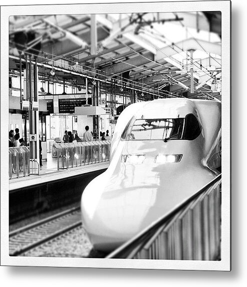 Instagram Metal Print featuring the photograph Shinkansen by Michael Rivero