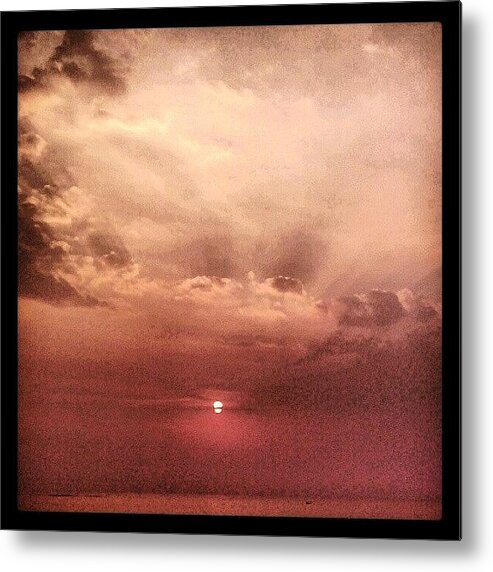 Instagram Metal Print featuring the photograph Soothing Sunset!!! by Ankur Saxena