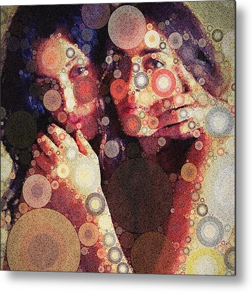  Metal Print featuring the photograph Sorelle by Bryon Paul Mccartney