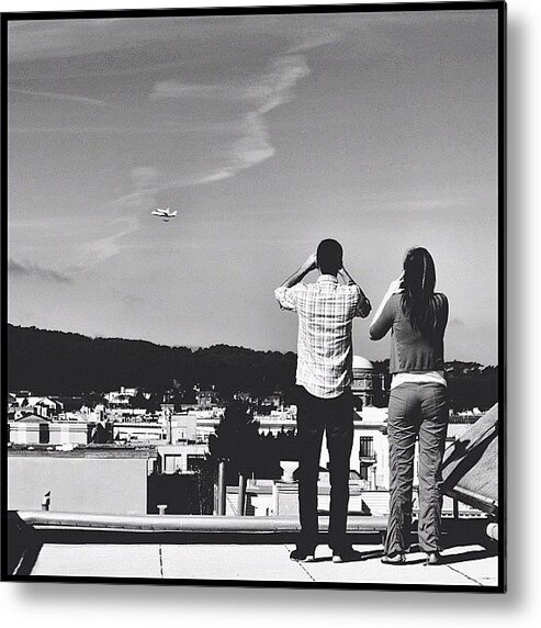 Spottheshuttle Metal Print featuring the photograph #spottheshuttle by David Root