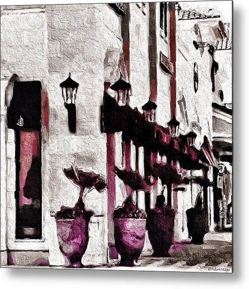 Urban Metal Print featuring the photograph Street Scene - St. Johns Town Center by Photography By Boopero