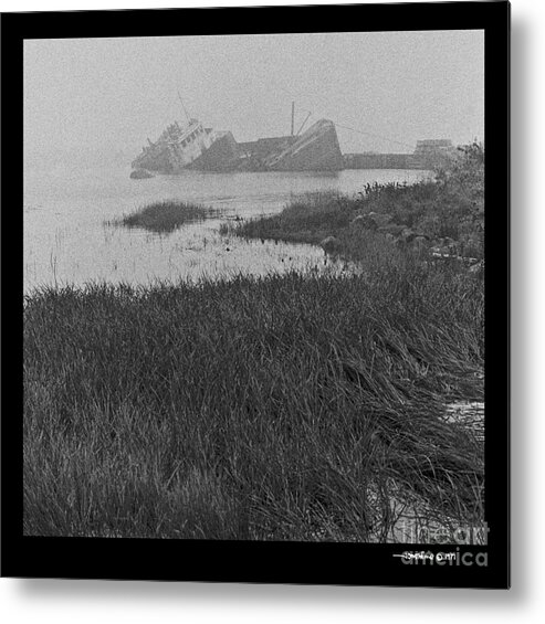 Nova Scotia Metal Print featuring the photograph Sunk Freighter by Jonathan Fine