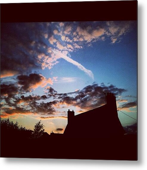 Sunset Metal Print featuring the photograph Sunset Over Great Staughton by Mark Thornton