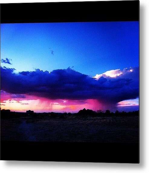 Summer Metal Print featuring the photograph #sunset #utah by Augie Stardust