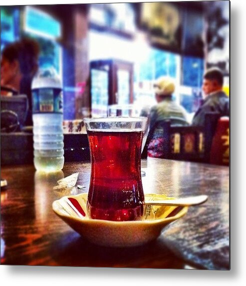 Istanbul Metal Print featuring the photograph Tea Time #istanbul by Andy Anderson