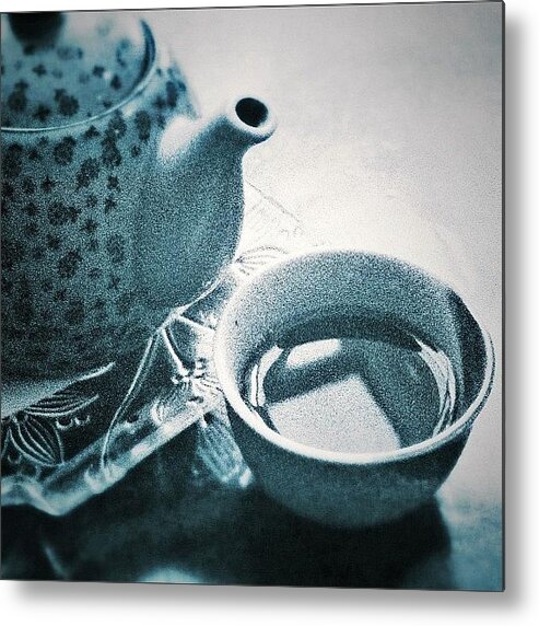  Metal Print featuring the photograph Tea Time@fort, Ph by Takeyuki Onishi