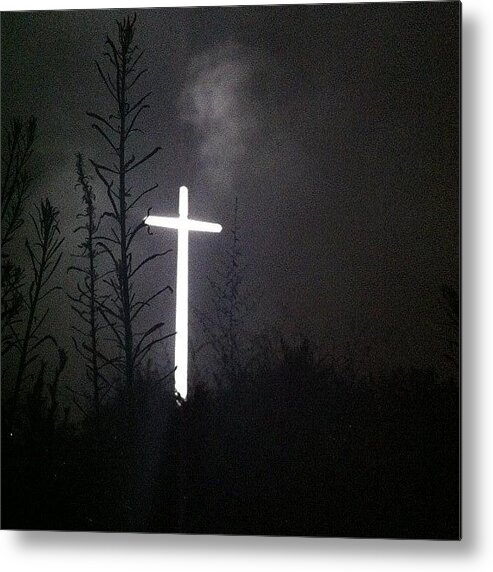 Teamrebel Metal Print featuring the photograph The Cross by Taylor Flynn