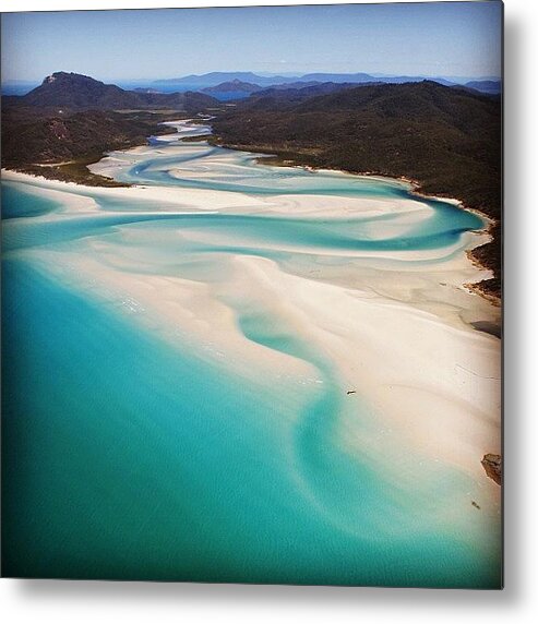 Tagstagramers Metal Print featuring the photograph The Hill Inlet by Danny Emslie