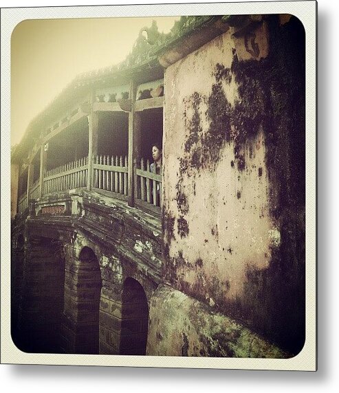 Instagram Metal Print featuring the photograph The Japanese Bridge #hoian #vietnam by Tess Walther
