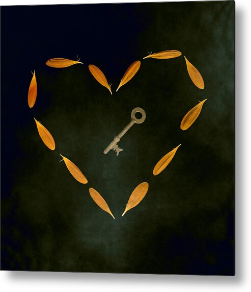 Heart Metal Print featuring the photograph The Key To My Heart by Joana Kruse