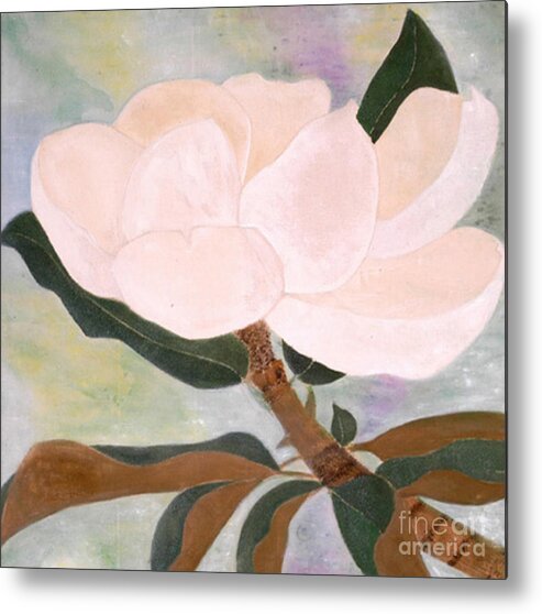 Framed Prints Metal Print featuring the painting The Magnolia by Lisa Baack