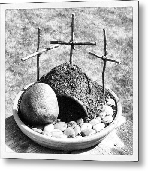 Beautiful Metal Print featuring the photograph The Resurrection Garden We Made With by Bryan P