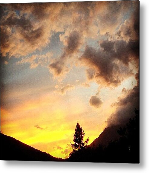 Scenery Metal Print featuring the photograph The Sky Of Yesterday by Luisa Azzolini