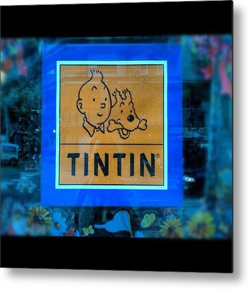  Metal Print featuring the photograph The Tintin Shop by Tommy Tjahjono