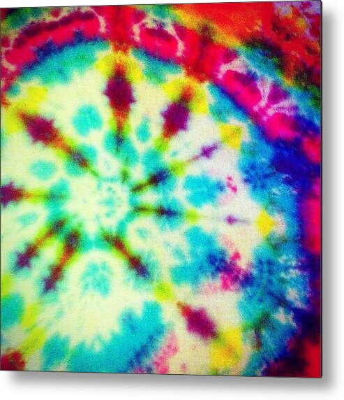Rad Metal Print featuring the photograph Tiedye by Katie Williams