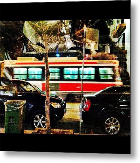 Toronto Metal Print featuring the photograph Ttc Streetcar - #toronto #tdot by Liza Mae | Luxavision