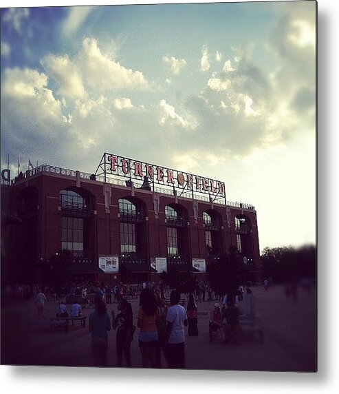 Turner Field Metal Print featuring the photograph Turner Field by Erin Egan