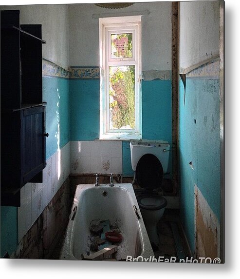 Abandoned Metal Print featuring the photograph Urban Decay 2 #abandoned #iphone4s by Paul Mcfadyen