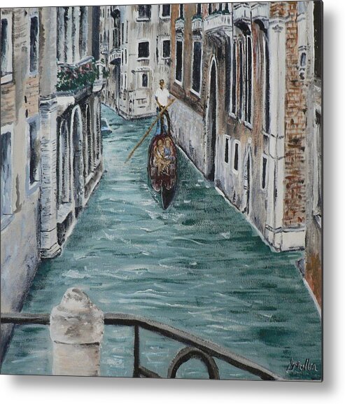 Venice Metal Print featuring the painting Venice by Donna Muller