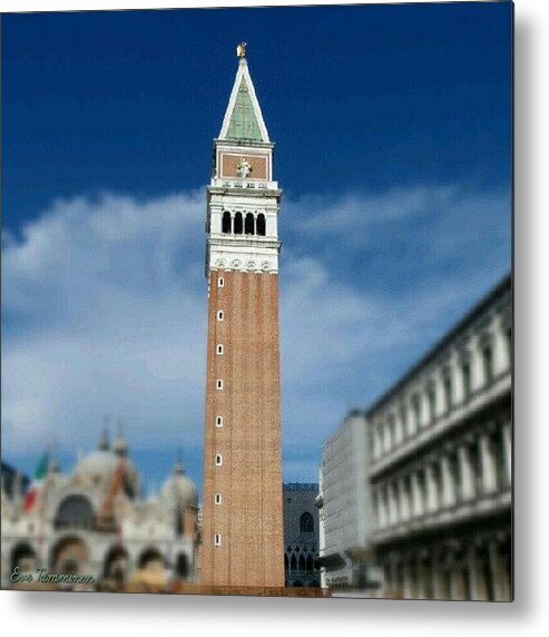 Summer Metal Print featuring the photograph Venice by Eve Tamminen