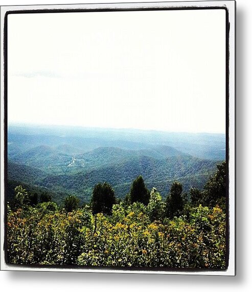  Metal Print featuring the photograph View From The Blue Ridge Parkway by Ashley Bauman