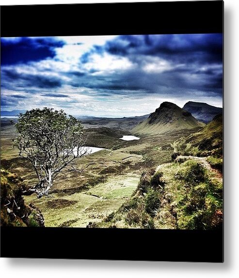 Scenery Metal Print featuring the photograph View From The Quiraing, Isle Of Skye! by Robert Campbell