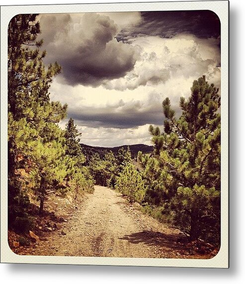 Insta_land Metal Print featuring the photograph We Each Have Our Paths To Follow. May by Eric Miller