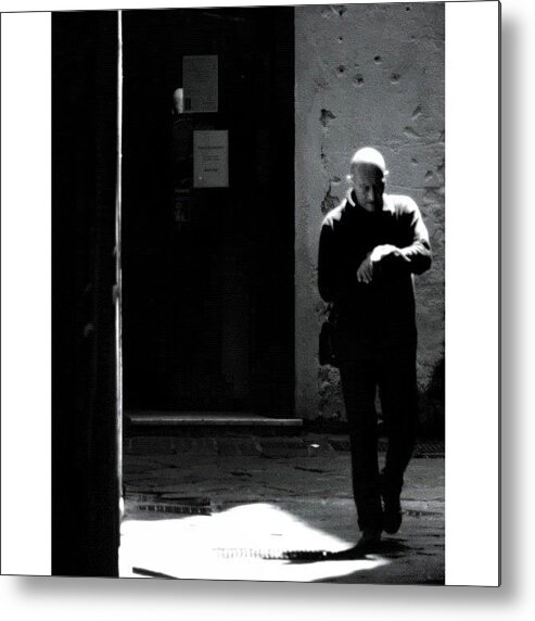 Walking Metal Print featuring the photograph Would You Look At The Time #italy by A Rey