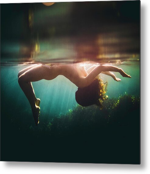 Swim Metal Print featuring the photograph 15 by Gemma Silvestre