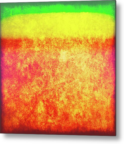 Digital Metal Print featuring the digital art After Rothko 8 #1 by Gary Grayson