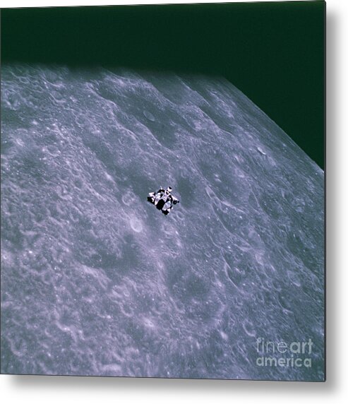 Apollo 16 Metal Print featuring the photograph Apollo Mission 16 #1 by Nasa