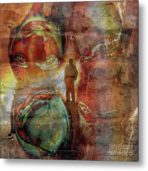 Photography Metal Print featuring the photograph Standing on the Brink by Kathie Chicoine