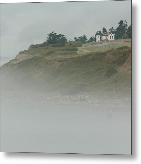 Ft. Casey Metal Print featuring the photograph Ft. Casey Lighthouse by Tony Locke