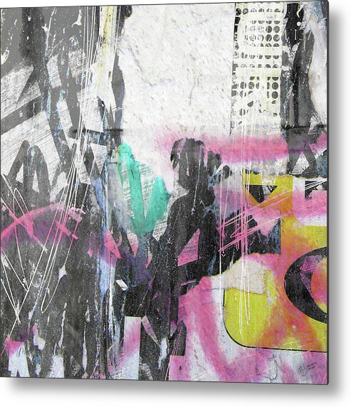 Graffiti Metal Print featuring the digital art Graffiti Grunge #1 by Roseanne Jones