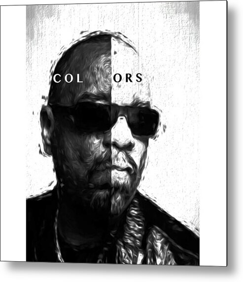 Tvshow Metal Print featuring the photograph Ice-t Colors The Ganga Of La Will Never #1 by David Haskett II