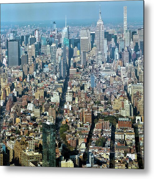 Lower Manhattan Metal Print featuring the photograph Lower Manhattan #1 by Mitch Cat