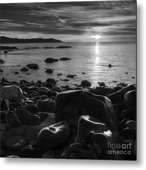 � Paul Davenport Metal Print featuring the photograph Maughold beach #1 by Paul Davenport