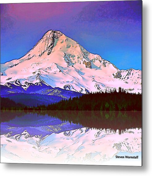 Oregon Metal Print featuring the photograph Mt. Hood #4 by Steve Warnstaff