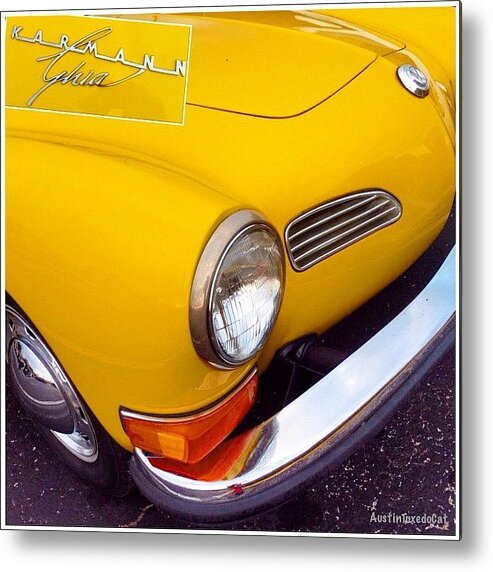 Sportscar Metal Print featuring the photograph Spotted This #car Today While #1 by Austin Tuxedo Cat