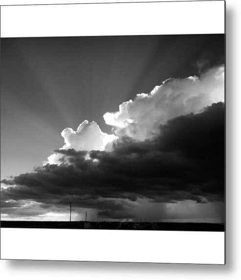 Miamitravelphotographer Metal Print featuring the photograph Storm On The Everglades At Sunset #1 by Juan Silva
