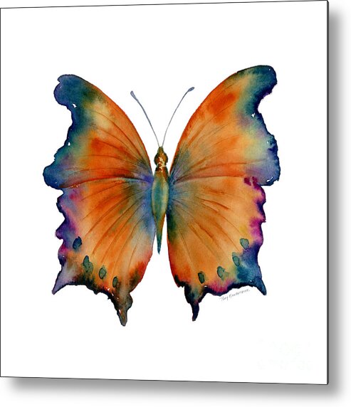 Wizard Butterfly Metal Print featuring the painting 1 Wizard Butterfly by Amy Kirkpatrick