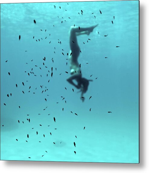 Swim Metal Print featuring the photograph 100718-4139 by Enric Gener