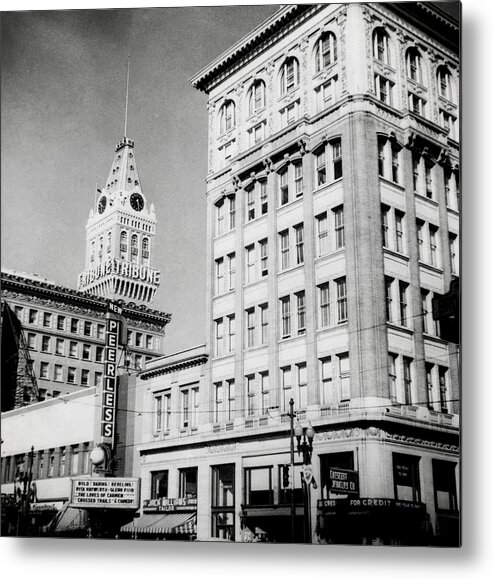 Oakland California Metal Print featuring the photograph 1948 Oakland California by Historic Image