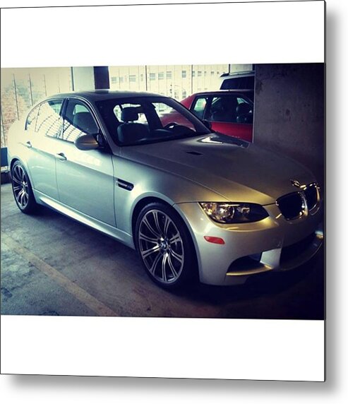 V8 Metal Print featuring the photograph #bmw #e92 #m3 #german #carsofinstagram #2 by Jesse J
