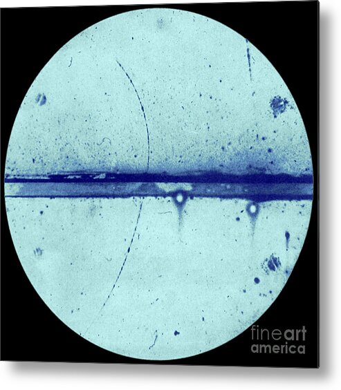 Science Metal Print featuring the photograph Discovery Of The Positron, 1932 #2 by Science Source