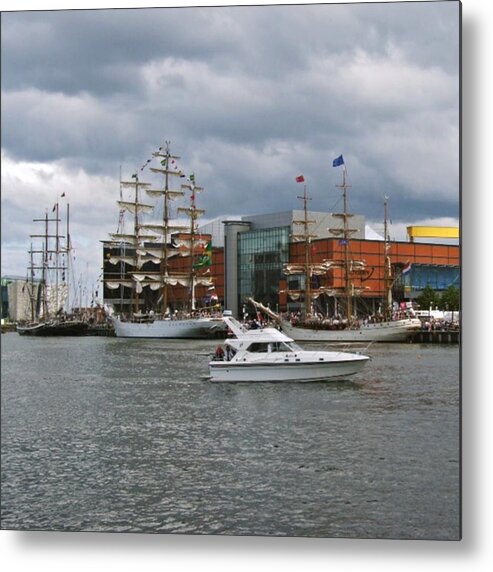 Discoverni Metal Print featuring the photograph Tall Ships 2015 In Belfast, Northern #2 by Wayne Gilmore