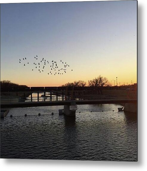 Sunset Metal Print featuring the photograph Yesterday’s Affair W/ The Kansas Sky #2 by Donna K Hughes