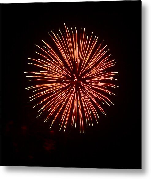 Fireworks Metal Print featuring the photograph 4th of July by Bill Barber